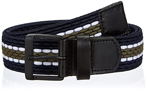 Strellson 3216 Cinturón, Navy-Olive, 120 cm para Hombre