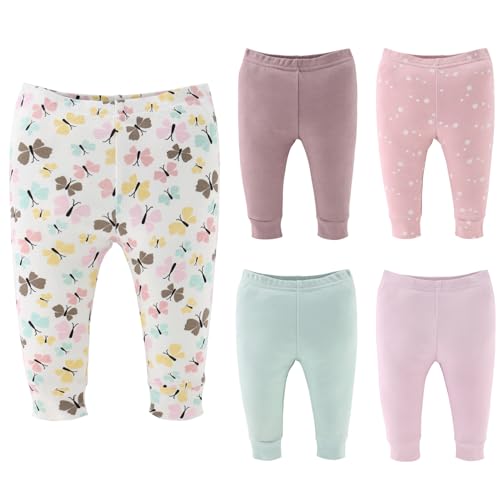 Image of The Peanutshell Baby Girl Pants, Baby Girls' Clothing, Cotton Baby Clothes for Girls, Newborn to 24 Month Pants, Bottoms