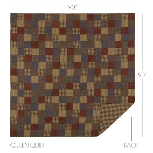 VHC-Brands-Cedar-Ridge-Queen-Quilt-90Wx90L VHC Brands Cedar Ridge Queen Quilt 90Wx90L
