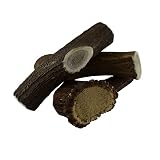 ARTISAN GIFT CO Mordedor Ecológico para Perros de Asta de Ciervo 100% Natural – Tamaño XXL/Peso 295gr + / 1 Unidad.