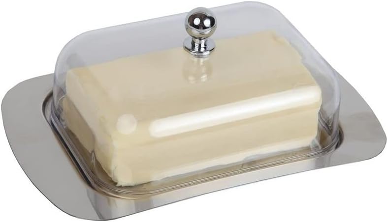 Butter Dishes Butter Box Stainless Steel Butter Box Snack Box Butter Dish Western Food Cheese Box Fresh Bread Box Butter Storage Container