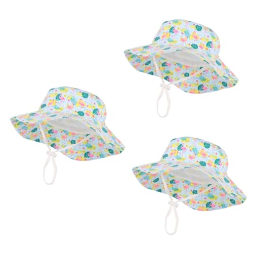 Chapeau de pêcheur imprimé anti-UV Healeved : casquette été enfant à large visière