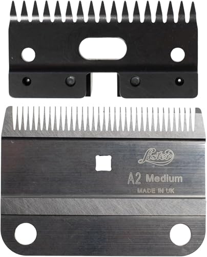 Lister A2/AC Medium Blade for The Star, Legend, Liberty and Fusion Animal Clippers, Assortment, 2 Piece