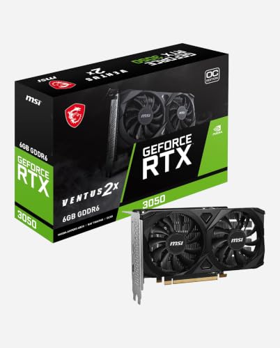 MSI NVIDIA GeForce RTX 3050 Ventus 2X E 6G OC Carte Graphique