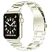 Wearlizer Compatible for with Fitbit Alta Bands Small Silver Rose Gold Fitbit Alta hr Women Metal Replacement Bands Accessories Straps Gold