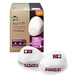 tommee tippee made for me daily disposable breast pads, contoured, soft, super absorbent and leak-free, large, pack of 100