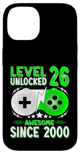 Level 26 Unlocked Birthday 26 Years Old Gifts 26th Birthday �X�}�z�P�[�X iPhone 14 �p