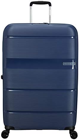 American Tourister Linex - Spinner Walizka Podróżna, 102 L, Granatowy