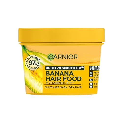 Garnier Ultimate Blends Hair Food Banana 3-in-1 Dry Hair Mask Treatment 390ml - image 1