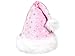 Produktbild Alsino Weihnachtsmütze Santa Hat Erwachsene Nikolausmützen Weihnachtsmann Mützen kuschelweich mit Bommel, Rosa Glitzer