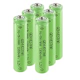 GENYESTAR Rechargeable AAA Batteries, 1.2V 1100mAh Ni-MH Pre-Charged Triple AAA Rechargeable Batteri