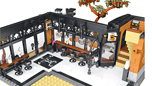 General Jim's Deers Bubble Tea Café With Led Light Kit Street View 3423 Modular Building Block Bricks Model Amazingly Detailed Building Blocks Bricks Set For Teen And Adults #TOP2