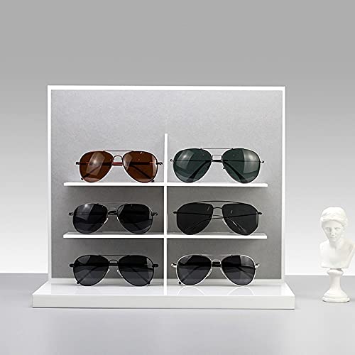 Brillenstandaard 4/5 paar zonnebrillen displaystandaard retail tafelblad lenzenvloeistof brillen spektakel display rack houder organisator standaard, goud Eyewear Display Stand (Size : Small