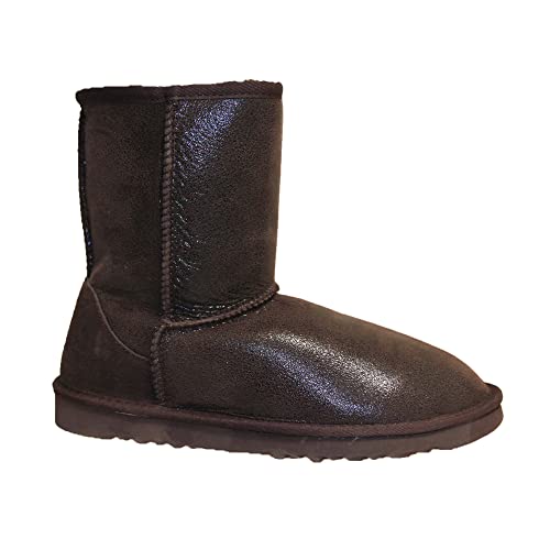 Eastern Counties Leather Mens Jake Sheepskin Boots (9 UK) (Chocolate)