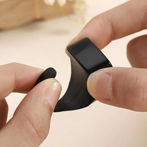 Image of Black 5 Digit Naam Jap Counter|Tasbih Counter|Mini Digital Tally Counter Finger Ring|Chanting Count Machine for Meditation, Mantra Jap,Cricket Umpire|Digital Counting Device (Model No 505 Black)