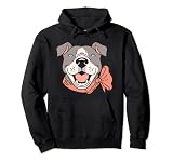 Gris aux yeux bleus, Pittbull Chien Pit Bull américain Pitti Sweat à Capuche