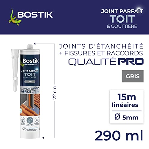 Bostik Perfect Seal For Roof And Goutiers 290 Ml Grey #TOP1