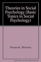 Theories Social Psychology 0465084354 Book Cover