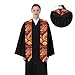 Augenstern Unisex Pointed Graduation Stoles Asian-Dragon-Fire-Golden Fashion Graduation Sash