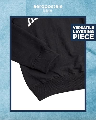 AEROPOSTALE Boys' Sweatshirt - Kids' Fleece Long Sleeve Crewneck Pullover - Youth Pullover Sweatshirt for Boys (8-16)4