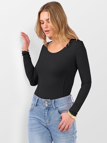 ANRABESS Womens Long Sleeve Shirts Crewneck Curved Hem Rib Knit Slim Fit Basic Y2K Tops 2025 Fall Outfits Casual Work Tees4