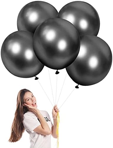 Clear Balloons 18 inch Large Balloons,5pcs Big Transparent Balloons Thick Natural Clear Latex Balloon Birthday Party Balloon Stuffing Balloon Helium Balloons for Baby Shower,Wedding Party Decorations