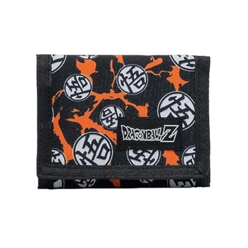 Cartera Dragon Ball Z original de nailon trifold juvenil bolt