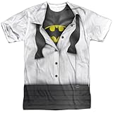 Popfunk Batman Tuxedo Shirt T-Shirt (Small)