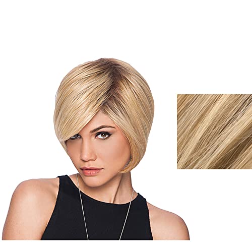 Hairdo Bob Scalato Parrucca Biondo Chiaro Con Radice Castana