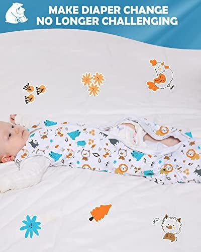 Lictin Baby Sleeping Bag 2.5 TOG, Winter Baby Sleep Sack, Swaddle Wearable Blanket with 2-way Zipper, with Adjustable Length 63-83cm for Infant Toddler 3-18 Months