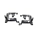 Bumper Bracket compatible with Ford F-150 06 Front Right and Left Side Set of 2 Steel