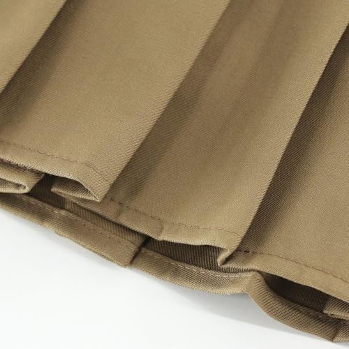 Image of Girls Pleated Skirts Built in Shorts Little Kid Athletic Flowy Skorts Skirts Toddler Girls Tennis Skorts for Girl 3-14 Years