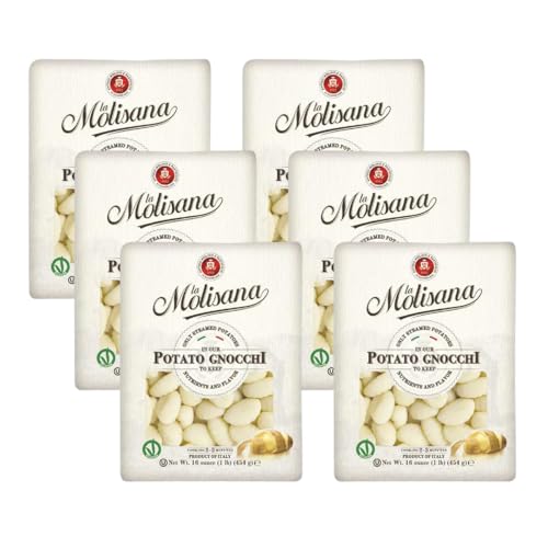 La Molisana Potato Gnocchi 6-Pack - Authentic Italian Gnocchi, Soft