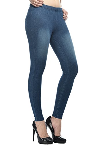 Image of Frenchtrendz Women's Skinny Fit Mid Rise Stretchable Cotton Spandex Jegging Pull On (XS-4XL)