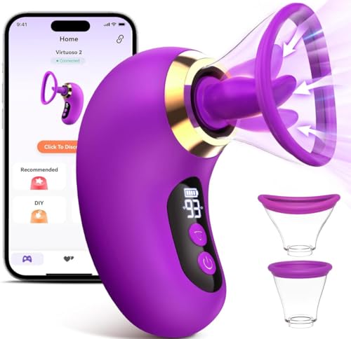 Clitioral Sucker Tool Sucking viboators Toys for Women Rechargeable Air Pulse Massage Device with...