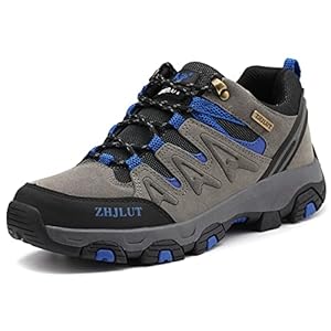 Unitysow Men’s Trekking Hiking Shoes Waterproof Walking Shoes Trainers Outdoor Lightweight Camping Climbing Shoes Sneaker