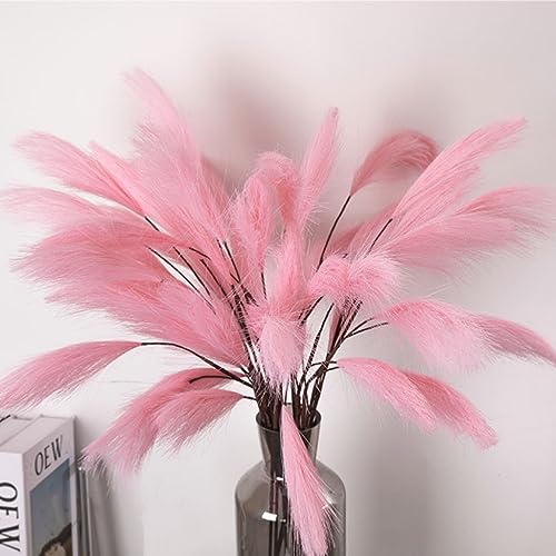 HEPENG EasyLife 100 cm, 10 Piezas por Juego, Flores de caña Artificiales Rosas con decoración para decoración de Bodas en Interiores y Exteriores, Cocina, Oficina, cafetería