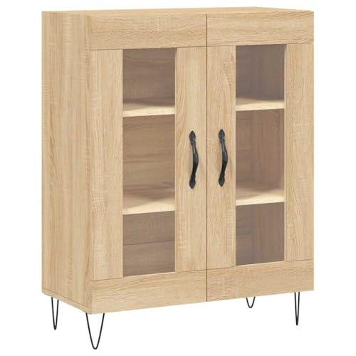 Buffet armoire chêne Sonoma au design scandinave épuré et robuste - 3