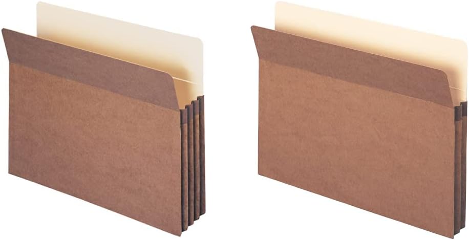 Smead File Pockets, Straight-Cut Tab, Letter Size (73224, 73214)
