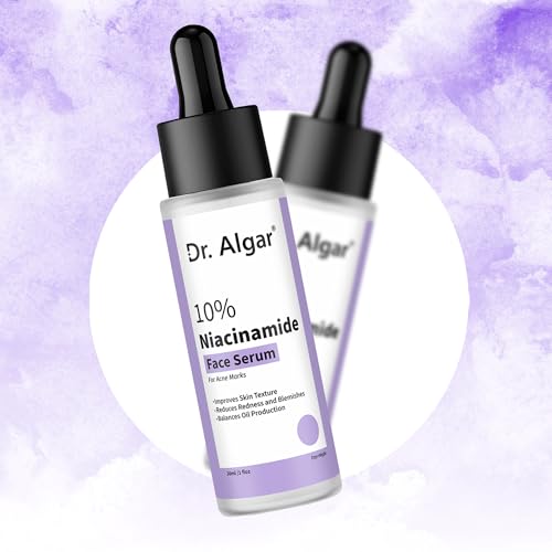Image of Dr. Algar Oil Control & Anti-Acne 10% Niacinamide Face Serum with Zinc 30ml | Skin Clarifying,Blemishes Removing & Pore Care for All Skin Types