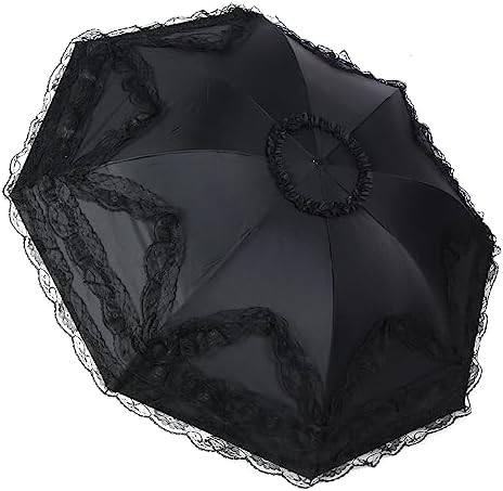 Graehn Princess Lace Ultraviolet-Proof Folding Umbrella Anti-uv Dome Parasol