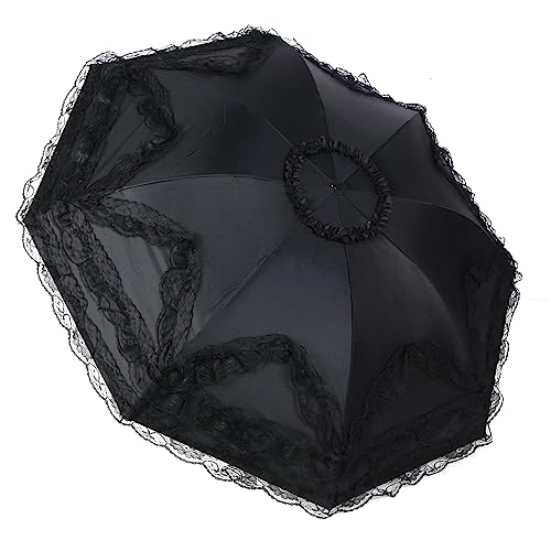 Graehn Princess Lace Ultraviolet-Proof Folding Umbrella Anti-Uv Dome Parasol #TOP26