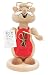 Produktbild Kuhnert - Erzgebirgische Holzkunst Räuchermann Räucherfigur Hamster 18cm - Optiker