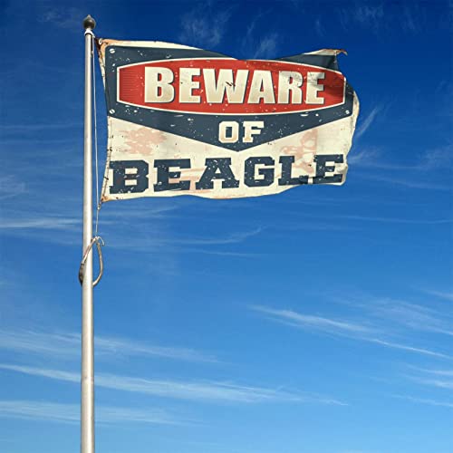 Drapeaux pour chambre d'enfant Beagle pour masquer un mur abime - 4