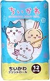 【 2個セット 】 ちいかわ トイレットペーパー ダブル キャラクター プリント 25m 12ロール 【まとめ買い】 (２個セット)