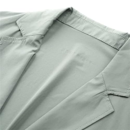Men's Summer Stretch Thin Blazer Comfortable Breathable Business Casual Suit Jacket2