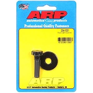 ARP Camshaft Gear Bolt Kit, Pro Series, 3/8-16 in Thread, 1.460 in Long, 5/8 in 12 Point Head, Chromoly, Black Oxide, Small Block Ford, Each