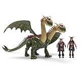 Dreamworks Dragons, How to Train Your Dragon, Hideous Zippleback & Ruffnut & Tuffnut, Viking Action Figures, Toys for Kids Ages 4 and up