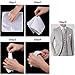 Awpeye 10 Pack White Pocket Squares for Men, Polyester Satin Formal Handkerchiefs | 8.6