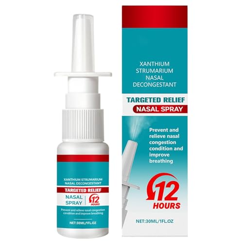 Spray Nasal,Spray Nasal De Rápido 30ml - Pulverizador Portátil Hidratante para Viajes Hombres Mujeres Adultos - Apoyo para el Bienestar Familiar y Personal